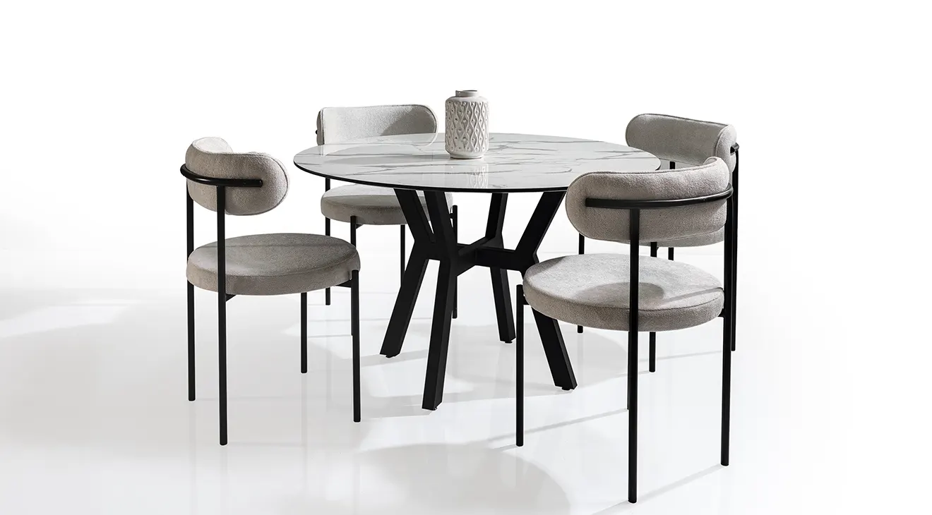 Teddy Yuvarlak Yemek Masası